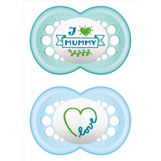 Pacifier I Love Mummy & Daddy Silicone 6-16 months Pacifier I Love Mummy & Daddy Silicone 6-16 months