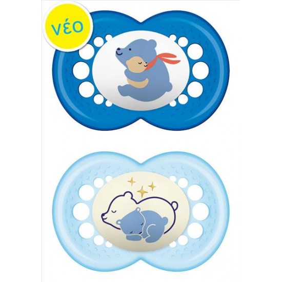 Day & Night Pacifiers Set 16+ Months Day & Night Pacifiers Set 16+ Months