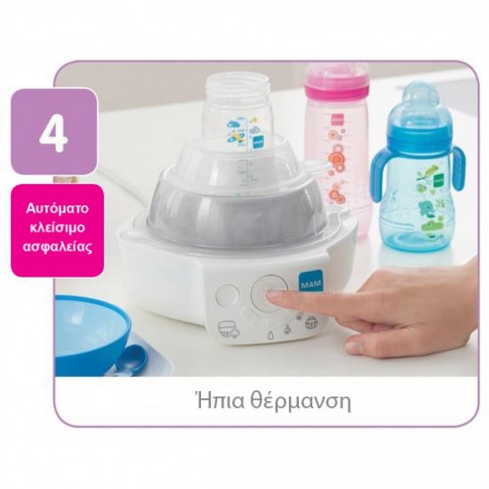 Electric Bottle Sterilizer & Warmer (6 in 1) Grey Electric Bottle Sterilizer & Warmer (6 in 1) Grey