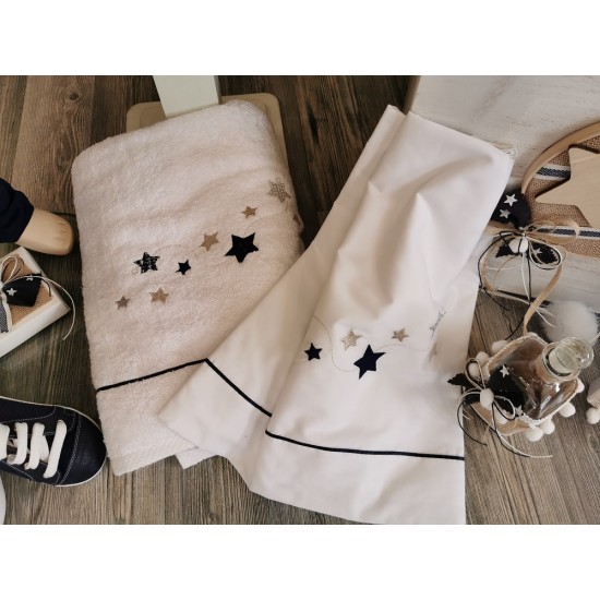 Complete Darkblue Star christening package Complete Darkblue Star christening package