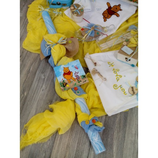 Complete christening package Winnie the Pooh