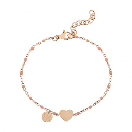 Proud MaMa Steel Gold Heart Bracelet