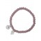 Proud Mama Lilac Charm Bracelet