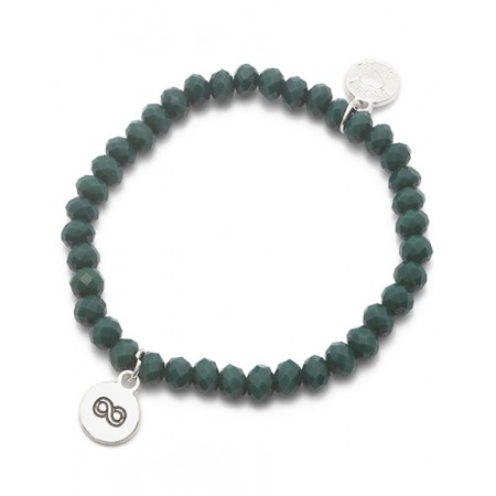 Proud Mama Charm Bracelet Blue-Olive
