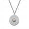 Proud MaMa Necklace Steel Silver Marble