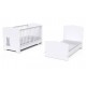 Rabbit Baby Bed Convertible To Pre-Teen White & Gray Rabbit Baby Bed Convertible To Pre-Teen White & Gray