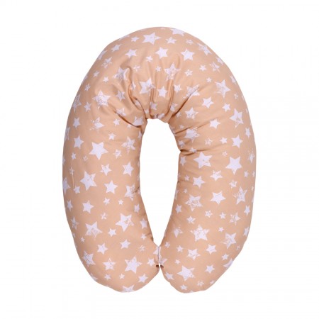 Breast Pillow 190 cm Ranforce Little Stars Beige