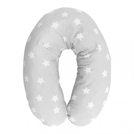 Breast Pillow 190 cm Ranforce Stars Grey