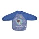 Baby Bib With Sleeve Tea Time Blue