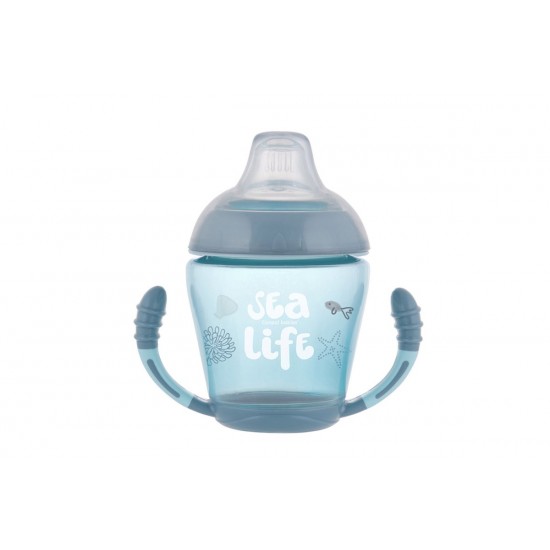 Canpol Educational Tumbler With Silicone Mouth Gray 230ml 9m+ Canpol Educational Tumbler With Silicone Mouth Gray 230ml 9m+