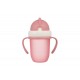Canpol Babies Educational Cup With Silicone Straw 210ml Pink Canpol Babies Educational Cup With Silicone Straw 210ml Pink
