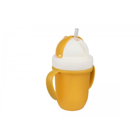 Canpol Babies Educational Cup With Silicone Straw 210ml Yellow