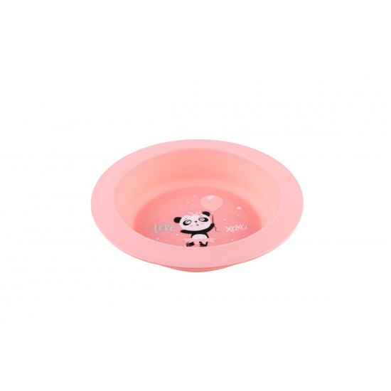 Canpol Babies Food Set Plate-Bowl Exotic Animals Pink Canpol Babies Food Set Plate-Bowl Exotic Animals Pink