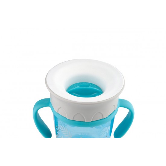 Canpol Babies Jungle 360° Educational Cup Turquoise 270ml 6m+ Canpol Babies Jungle 360° Educational Cup Turquoise 270ml 6m+