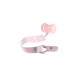 Lovi Pacifier Clip With Ribbon Baby Shower Girl Lovi Pacifier Clip With Ribbon Baby Shower Girl
