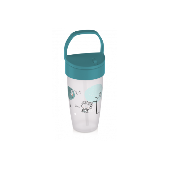 Lovi My Straw Cup With Silicone Straw Lovely Active 350ml 14m+ Lovi My Straw Cup With Silicone Straw Lovely Active 350ml 14m+