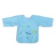 Baby Bib With Sleeve Piggy Blue Baby Bib With Sleeve Piggy Blue