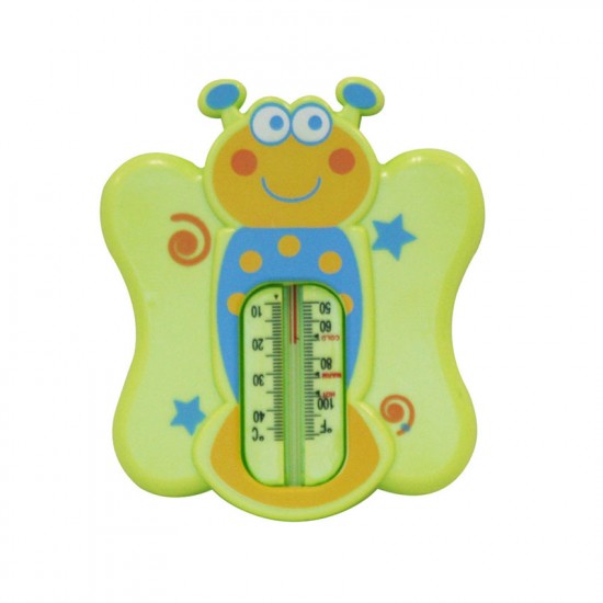 Bath Thermometer Turtle/ Butterfly Green