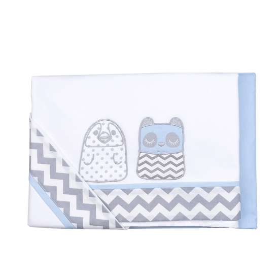 Crib sheets 3pcs Tiny Friends Ciel Crib sheets 3pcs Tiny Friends Ciel