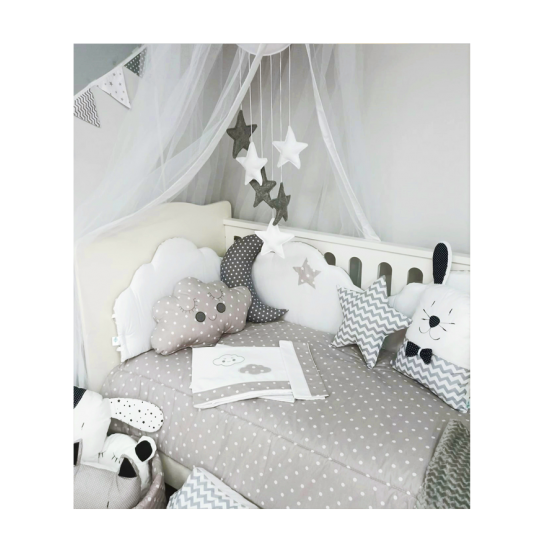 Dowry Set 3pcs Cloud White/Grey Dowry Set 3pcs Cloud White/Grey
