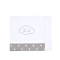 Crib Sheets Cloud 2pc White/Grey