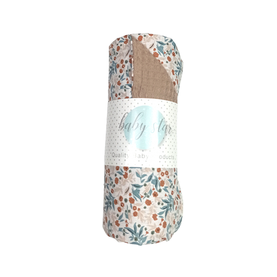 Pique Blanket With Beige Lining Pique Blanket With Beige Lining