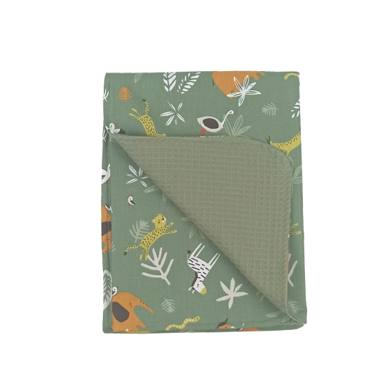 Kenya Khaki Pique Blanket Small Kenya Khaki Pique Blanket Small
