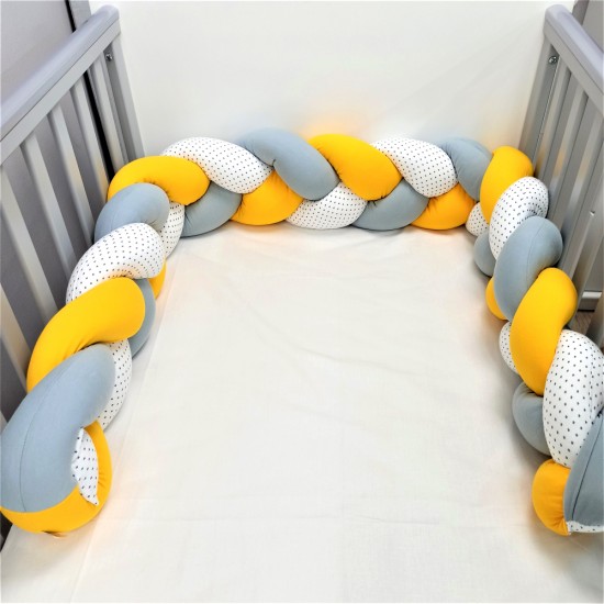 Always Braid Gray Yellow White With Stars Always Braid Gray Yellow White With Stars