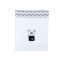 Sugar Family Pique Embroidered Blanket Black