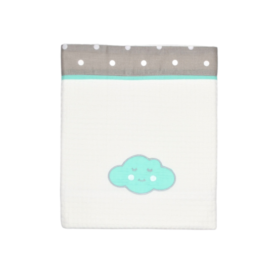 Pique Blanket Mint Cloud Pique Blanket Mint Cloud