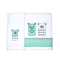 Set of Sugar Family Bright Green Towels