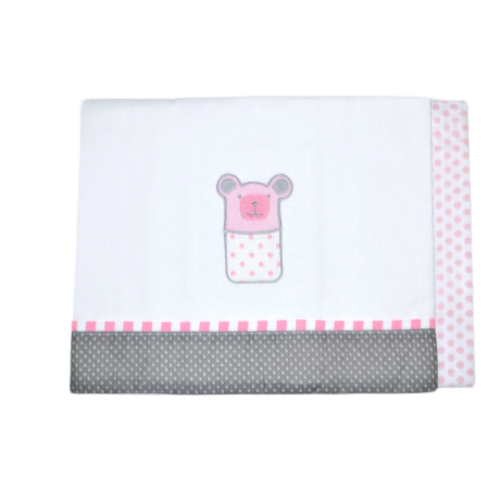 Basket Sheets Sugar Family Pink