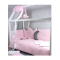 Crib Set 3pcs Princess Pink