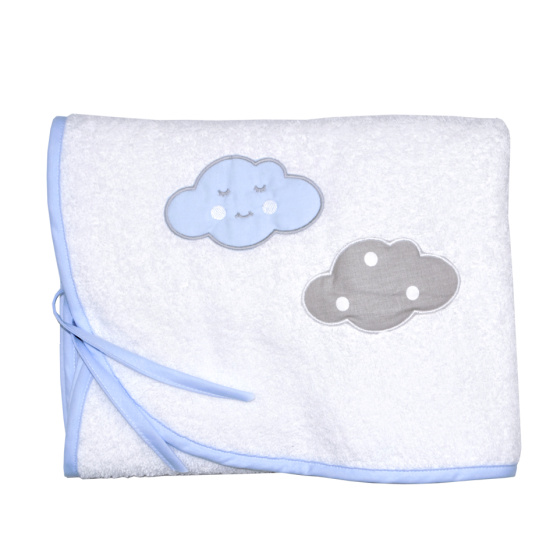 Cape Cloud Bathrobe Blue Cape Cloud Bathrobe Blue
