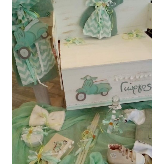 Complete Baptism Package With Bench Desk And Vespa Theme Complete Baptism Package With Bench Desk And Vespa Theme