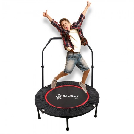 Trampoline With Handle 102cm Red