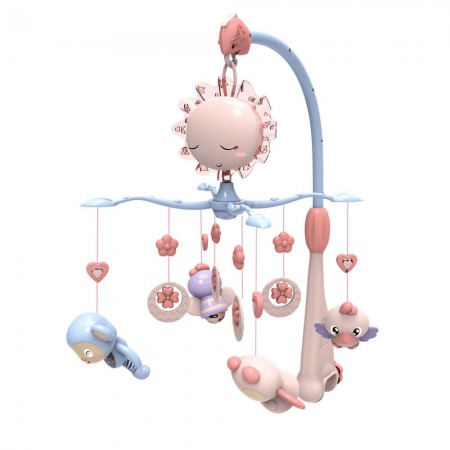 Candy Pink Musical Bed Toy