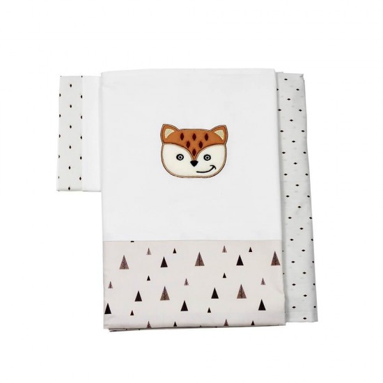 Fox Sheet Set 3 pcs