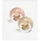 Pacifier Bibs 2 Pcs Glow Blush/Vanilla 6-18M