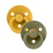 Bibs Pacifier 2 Pcs Honey Bee/Olive 6-18M