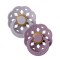 Pacifier Bibs 2 pcs Boheme Fossil Grey/Mauve 6-18M