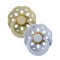 Pacifier Bibs 2 Pcs Boheme Khaki/Dusty Blue 6-18M