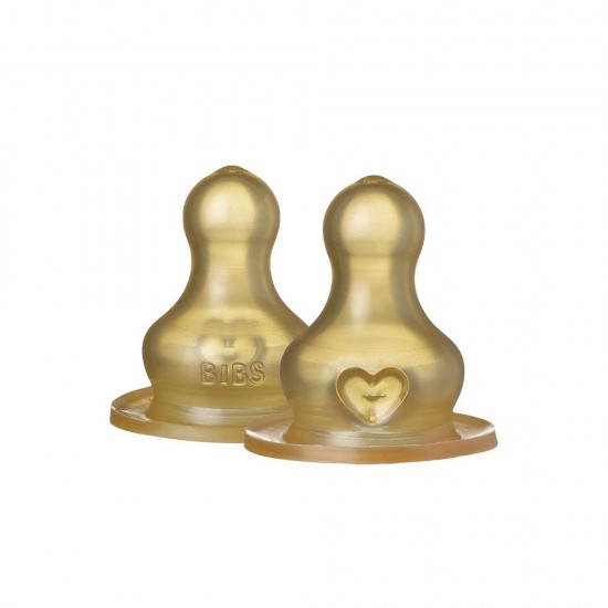 Nipples For Baby Bottle Bibs 2Pcs Latex Medium Flow Nipples For Baby Bottle Bibs 2Pcs Latex Medium Flow