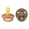 Pacifier Bibs Color 2Pcs Latex No1 Earth/Dark Oak