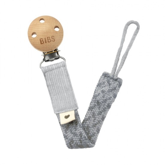 Pacifier clip Bibs Cloud/Iron Pacifier clip Bibs Cloud/Iron
