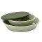 Set Plates of 2 Pcs Sage