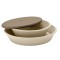 Set of Plates 2 Pcs Vanilla