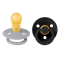 Pacifier Bibs Colour 2Pcs Latex No3 Cloud/Black