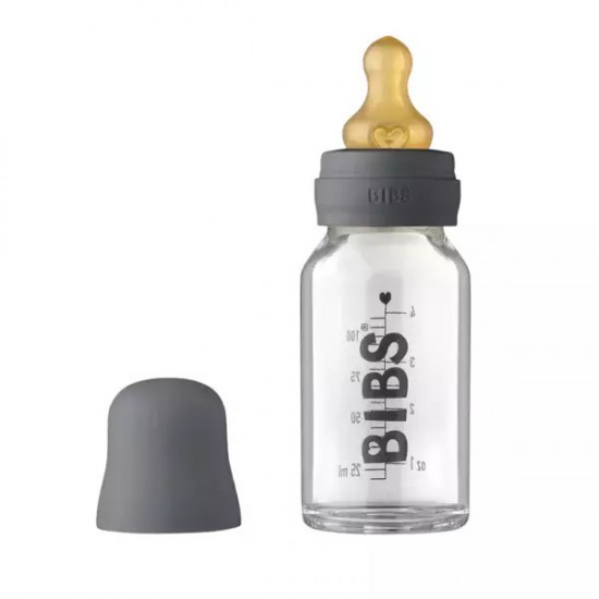 Glass Baby Bottle Bibs Latex Iron 110Ml Glass Baby Bottle Bibs Latex Iron 110Ml
