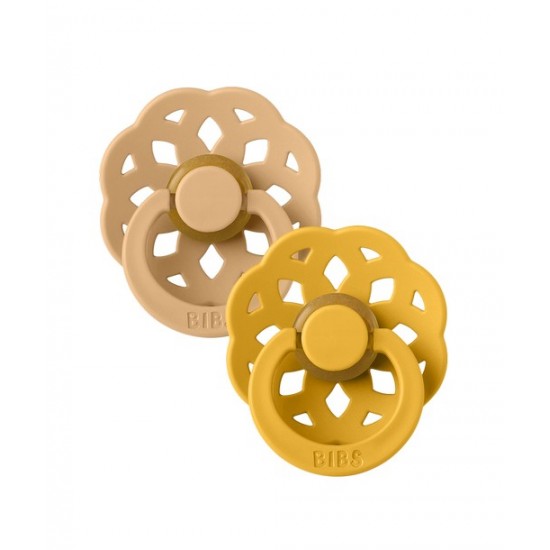 Bibs Boheme Pacifier 2 Pcs Desert Sand/Honey Bee 0-6M Bibs Boheme Pacifier 2 Pcs Desert Sand/Honey Bee 0-6M